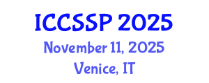 International Conference on Circuits, Systems, and Signal Processing (ICCSSP) November 11, 2025 - Venice, Italy