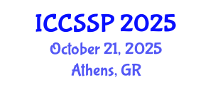 International Conference on Circuits, Systems, and Signal Processing (ICCSSP) October 21, 2025 - Athens, Greece