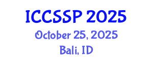 International Conference on Circuits, Systems, and Signal Processing (ICCSSP) October 25, 2025 - Bali, Indonesia