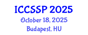 International Conference on Circuits, Systems, and Signal Processing (ICCSSP) October 18, 2025 - Budapest, Hungary