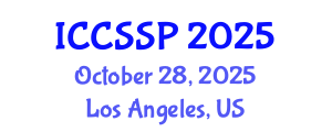 International Conference on Circuits, Systems, and Signal Processing (ICCSSP) October 28, 2025 - Los Angeles, United States