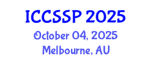 International Conference on Circuits, Systems, and Signal Processing (ICCSSP) October 04, 2025 - Melbourne, Australia