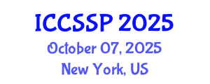 International Conference on Circuits, Systems, and Signal Processing (ICCSSP) October 07, 2025 - New York, United States