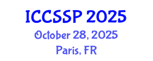 International Conference on Circuits, Systems, and Signal Processing (ICCSSP) October 28, 2025 - Paris, France