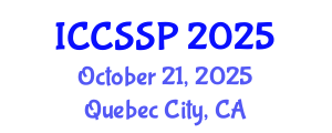 International Conference on Circuits, Systems, and Signal Processing (ICCSSP) October 21, 2025 - Quebec City, Canada