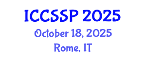International Conference on Circuits, Systems, and Signal Processing (ICCSSP) October 18, 2025 - Rome, Italy
