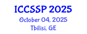 International Conference on Circuits, Systems, and Signal Processing (ICCSSP) October 04, 2025 - Tbilisi, Georgia