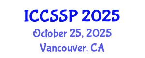 International Conference on Circuits, Systems, and Signal Processing (ICCSSP) October 25, 2025 - Vancouver, Canada