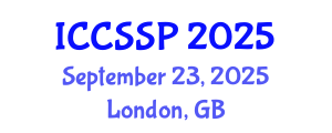 International Conference on Circuits, Systems, and Signal Processing (ICCSSP) September 23, 2025 - London, United Kingdom