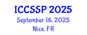 International Conference on Circuits, Systems, and Signal Processing (ICCSSP) September 16, 2025 - Nice, France