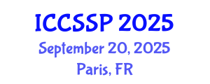 International Conference on Circuits, Systems, and Signal Processing (ICCSSP) September 20, 2025 - Paris, France