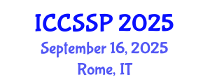 International Conference on Circuits, Systems, and Signal Processing (ICCSSP) September 16, 2025 - Rome, Italy