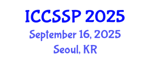 International Conference on Circuits, Systems, and Signal Processing (ICCSSP) September 16, 2025 - Seoul, Republic of Korea