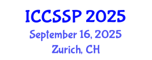 International Conference on Circuits, Systems, and Signal Processing (ICCSSP) September 16, 2025 - Zurich, Switzerland