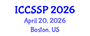 International Conference on Circuits, Systems, and Signal Processing (ICCSSP) April 20, 2026 - Boston, United States International Conference on Circuits, Systems, and Signal Processing (ICCSSP) April 20, 2026 - Boston, United States
