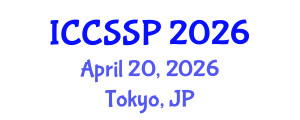 International Conference on Circuits, Systems, and Signal Processing (ICCSSP) April 20, 2026 - Tokyo, Japan