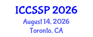 International Conference on Circuits, Systems, and Signal Processing (ICCSSP) August 14, 2026 - Toronto, Canada International Conference on Circuits, Systems, and Signal Processing (ICCSSP) August 14, 2026 - Toronto, Canada