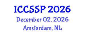 International Conference on Circuits, Systems, and Signal Processing (ICCSSP) December 02, 2026 - Amsterdam, Netherlands