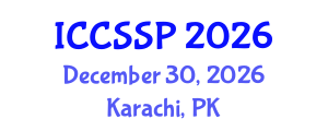 International Conference on Circuits, Systems, and Signal Processing (ICCSSP) December 30, 2026 - Karachi, Pakistan International Conference on Circuits, Systems, and Signal Processing (ICCSSP) December 30, 2026 - Karachi, Pakistan
