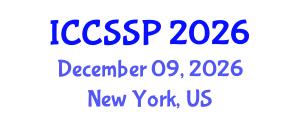 International Conference on Circuits, Systems, and Signal Processing (ICCSSP) December 09, 2026 - New York, United States