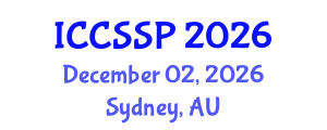 International Conference on Circuits, Systems, and Signal Processing (ICCSSP) December 02, 2026 - Sydney, Australia International Conference on Circuits, Systems, and Signal Processing (ICCSSP) December 02, 2026 - Sydney, Australia