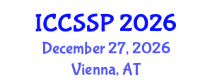 International Conference on Circuits, Systems, and Signal Processing (ICCSSP) December 27, 2026 - Vienna, Austria