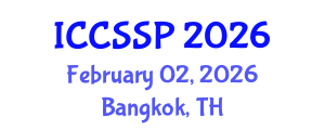 International Conference on Circuits, Systems, and Signal Processing (ICCSSP) February 02, 2026 - Bangkok, Thailand International Conference on Circuits, Systems, and Signal Processing (ICCSSP) February 02, 2026 - Bangkok, Thailand