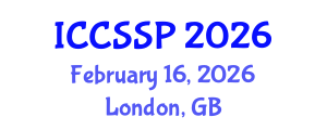 International Conference on Circuits, Systems, and Signal Processing (ICCSSP) February 16, 2026 - London, United Kingdom International Conference on Circuits, Systems, and Signal Processing (ICCSSP) February 16, 2026 - London, United Kingdom