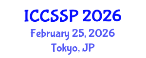International Conference on Circuits, Systems, and Signal Processing (ICCSSP) February 25, 2026 - Tokyo, Japan