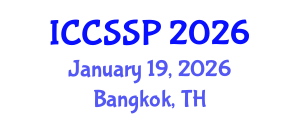 International Conference on Circuits, Systems, and Signal Processing (ICCSSP) January 19, 2026 - Bangkok, Thailand International Conference on Circuits, Systems, and Signal Processing (ICCSSP) January 19, 2026 - Bangkok, Thailand