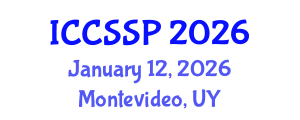 International Conference on Circuits, Systems, and Signal Processing (ICCSSP) January 12, 2026 - Montevideo, Uruguay International Conference on Circuits, Systems, and Signal Processing (ICCSSP) January 12, 2026 - Montevideo, Uruguay
