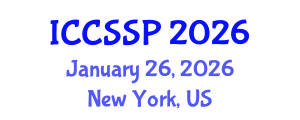 International Conference on Circuits, Systems, and Signal Processing (ICCSSP) January 26, 2026 - New York, United States International Conference on Circuits, Systems, and Signal Processing (ICCSSP) January 26, 2026 - New York, United States