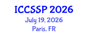 International Conference on Circuits, Systems, and Signal Processing (ICCSSP) July 19, 2026 - Paris, France