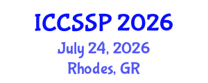 International Conference on Circuits, Systems, and Signal Processing (ICCSSP) July 24, 2026 - Rhodes, Greece International Conference on Circuits, Systems, and Signal Processing (ICCSSP) July 24, 2026 - Rhodes, Greece