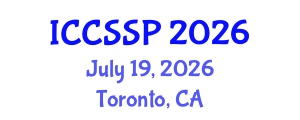 International Conference on Circuits, Systems, and Signal Processing (ICCSSP) July 19, 2026 - Toronto, Canada International Conference on Circuits, Systems, and Signal Processing (ICCSSP) July 19, 2026 - Toronto, Canada