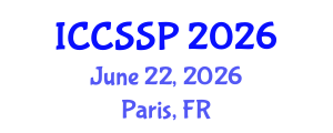 International Conference on Circuits, Systems, and Signal Processing (ICCSSP) June 22, 2026 - Paris, France