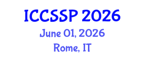 International Conference on Circuits, Systems, and Signal Processing (ICCSSP) June 01, 2026 - Rome, Italy