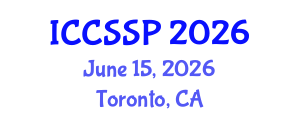 International Conference on Circuits, Systems, and Signal Processing (ICCSSP) June 15, 2026 - Toronto, Canada International Conference on Circuits, Systems, and Signal Processing (ICCSSP) June 15, 2026 - Toronto, Canada