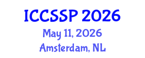 International Conference on Circuits, Systems, and Signal Processing (ICCSSP) May 11, 2026 - Amsterdam, Netherlands