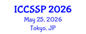 International Conference on Circuits, Systems, and Signal Processing (ICCSSP) May 25, 2026 - Tokyo, Japan