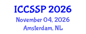 International Conference on Circuits, Systems, and Signal Processing (ICCSSP) November 04, 2026 - Amsterdam, Netherlands