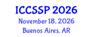 International Conference on Circuits, Systems, and Signal Processing (ICCSSP) November 18, 2026 - Buenos Aires, Argentina International Conference on Circuits, Systems, and Signal Processing (ICCSSP) November 18, 2026 - Buenos Aires, Argentina