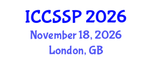 International Conference on Circuits, Systems, and Signal Processing (ICCSSP) November 18, 2026 - London, United Kingdom International Conference on Circuits, Systems, and Signal Processing (ICCSSP) November 18, 2026 - London, United Kingdom
