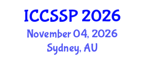 International Conference on Circuits, Systems, and Signal Processing (ICCSSP) November 04, 2026 - Sydney, Australia International Conference on Circuits, Systems, and Signal Processing (ICCSSP) November 04, 2026 - Sydney, Australia