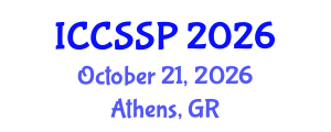 International Conference on Circuits, Systems, and Signal Processing (ICCSSP) October 21, 2026 - Athens, Greece