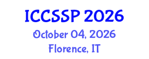 International Conference on Circuits, Systems, and Signal Processing (ICCSSP) October 04, 2026 - Florence, Italy International Conference on Circuits, Systems, and Signal Processing (ICCSSP) October 04, 2026 - Florence, Italy