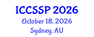International Conference on Circuits, Systems, and Signal Processing (ICCSSP) October 18, 2026 - Sydney, Australia International Conference on Circuits, Systems, and Signal Processing (ICCSSP) October 18, 2026 - Sydney, Australia