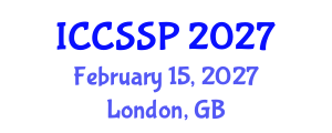 International Conference on Circuits, Systems, and Signal Processing (ICCSSP) February 15, 2027 - London, United Kingdom International Conference on Circuits, Systems, and Signal Processing (ICCSSP) February 15, 2027 - London, United Kingdom
