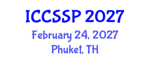 International Conference on Circuits, Systems, and Signal Processing (ICCSSP) February 24, 2027 - Phuket, Thailand International Conference on Circuits, Systems, and Signal Processing (ICCSSP) February 24, 2027 - Phuket, Thailand