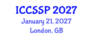 International Conference on Circuits, Systems, and Signal Processing (ICCSSP) January 21, 2027 - London, United Kingdom International Conference on Circuits, Systems, and Signal Processing (ICCSSP) January 21, 2027 - London, United Kingdom